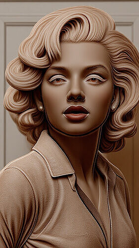 Marilyn forever 3D model