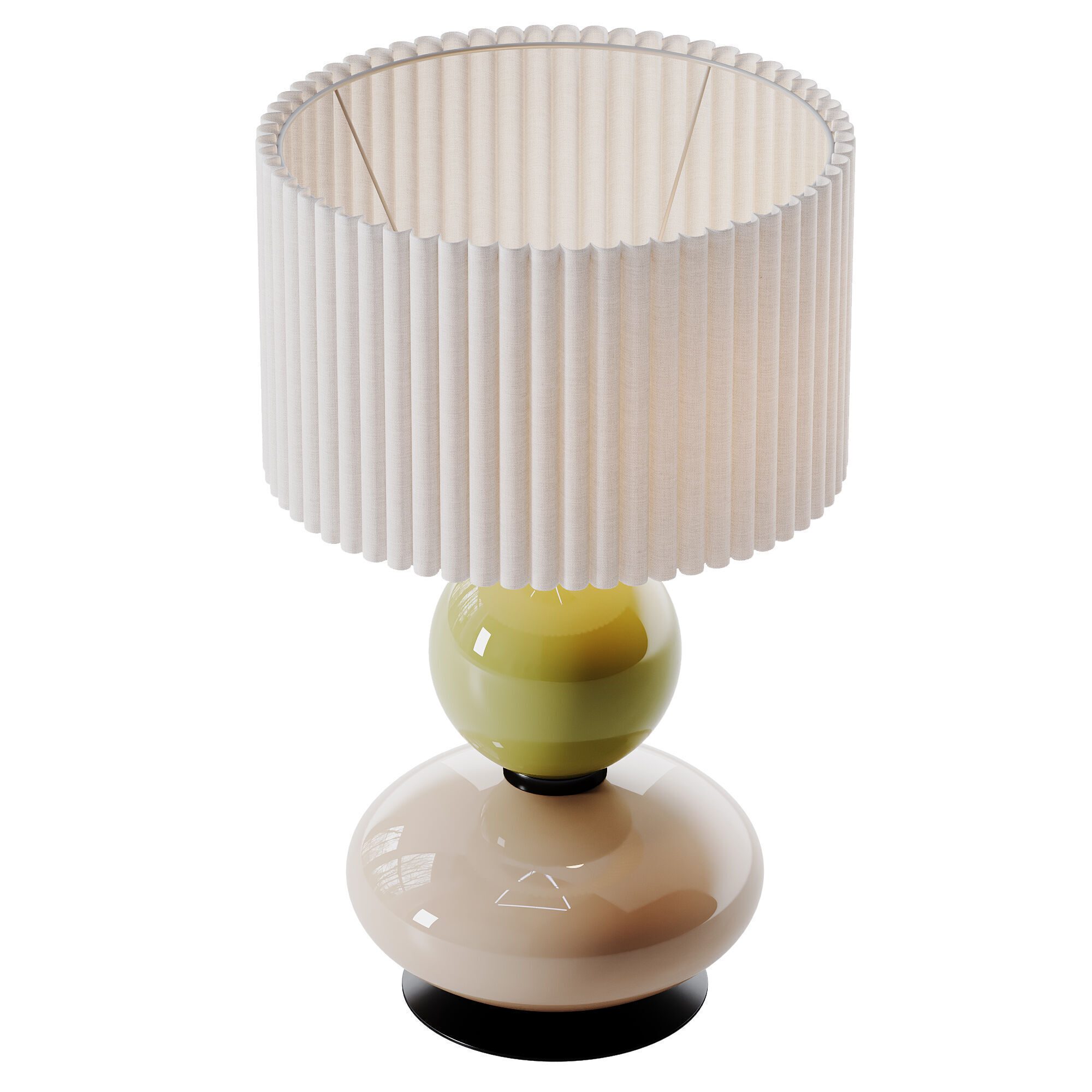  Mapi Table lamp Low-poly 3D model_1