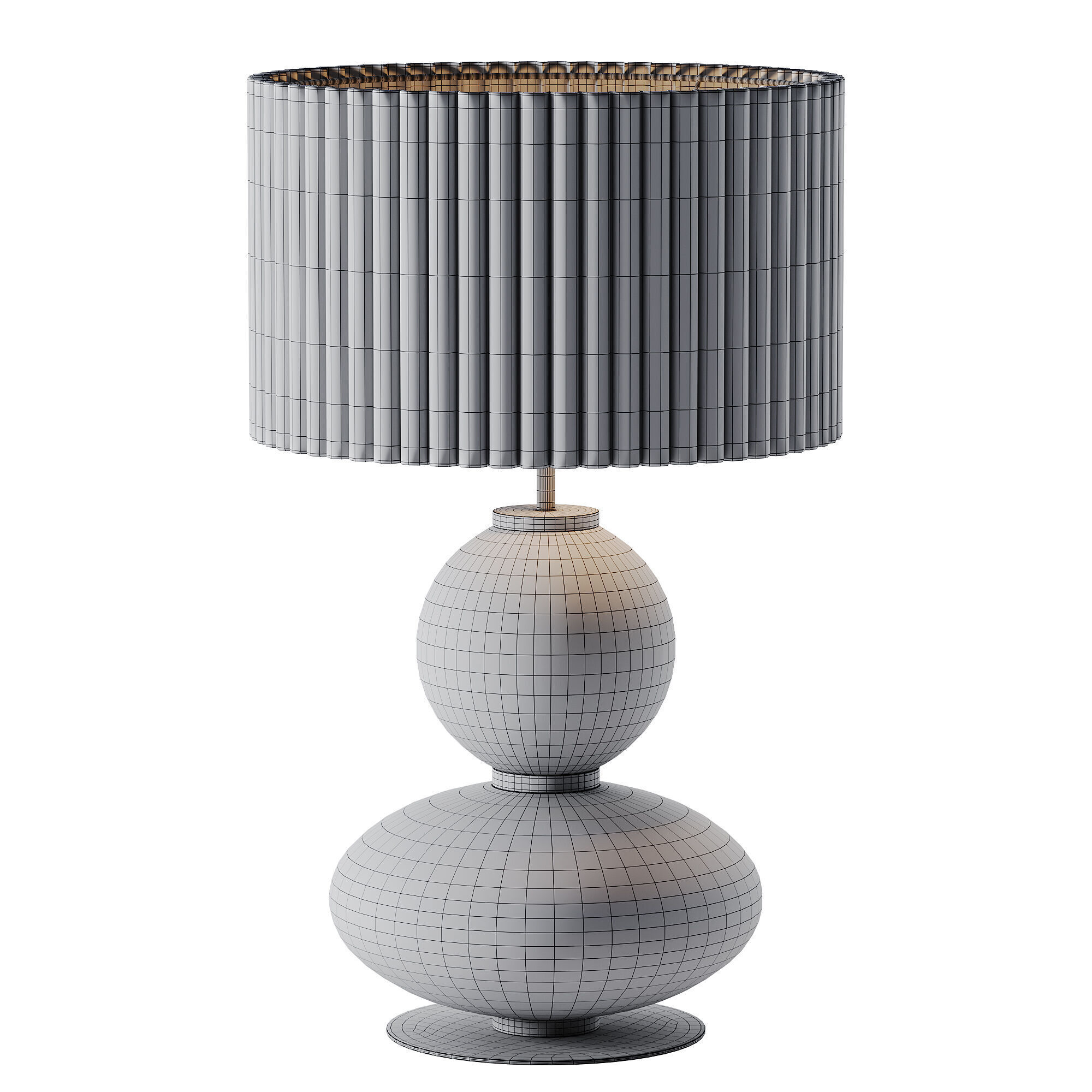  Mapi Table lamp Low-poly 3D model_2