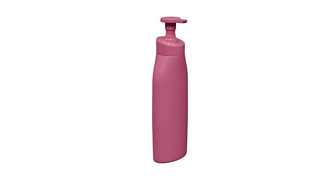 shampoo bottle  Low-poly 3D model