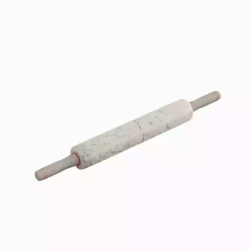 Marble Rolling Pin 01 Low-poly 3D model