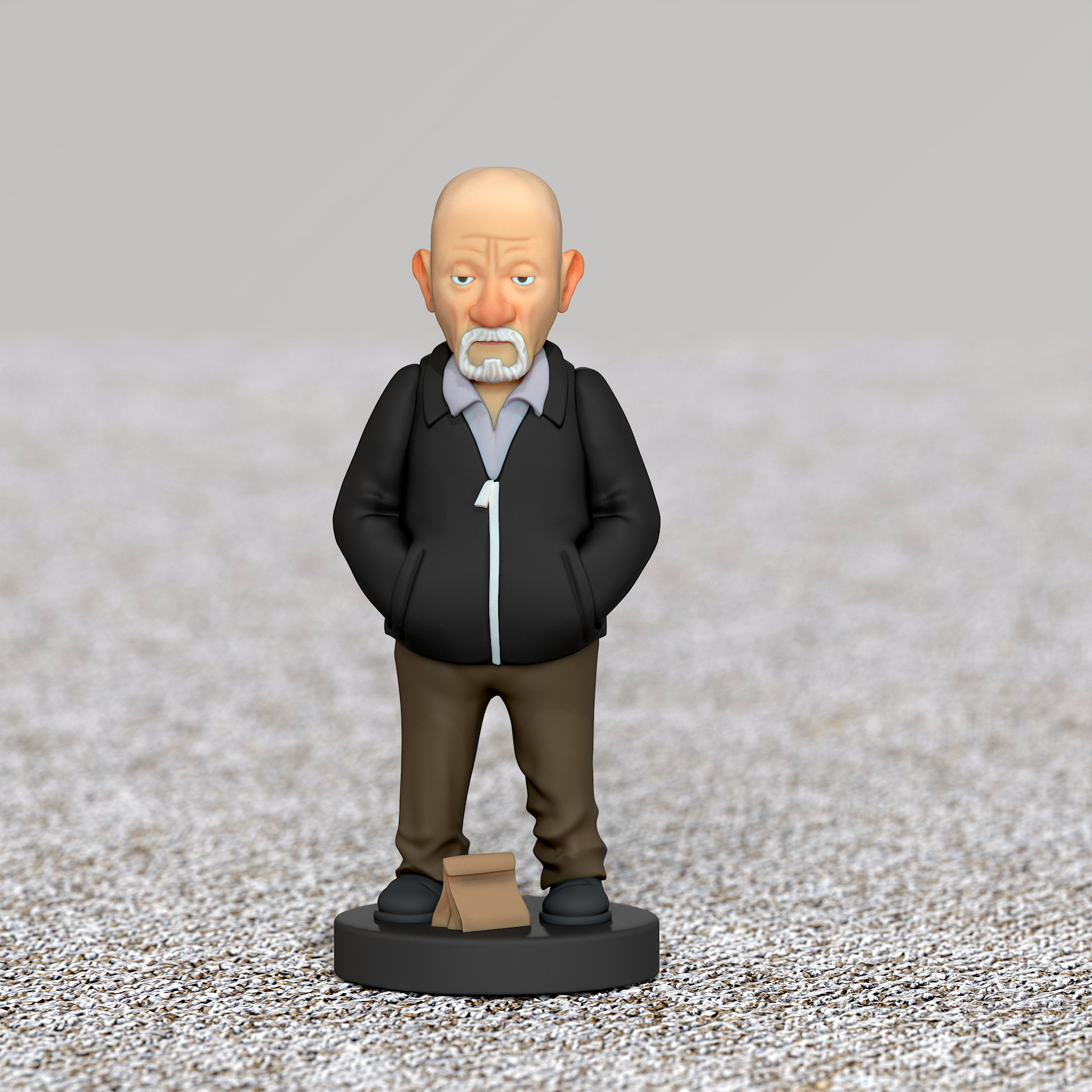 Breaking Bad 8 characters pack for 3D print stl model figurine 3D print model_4