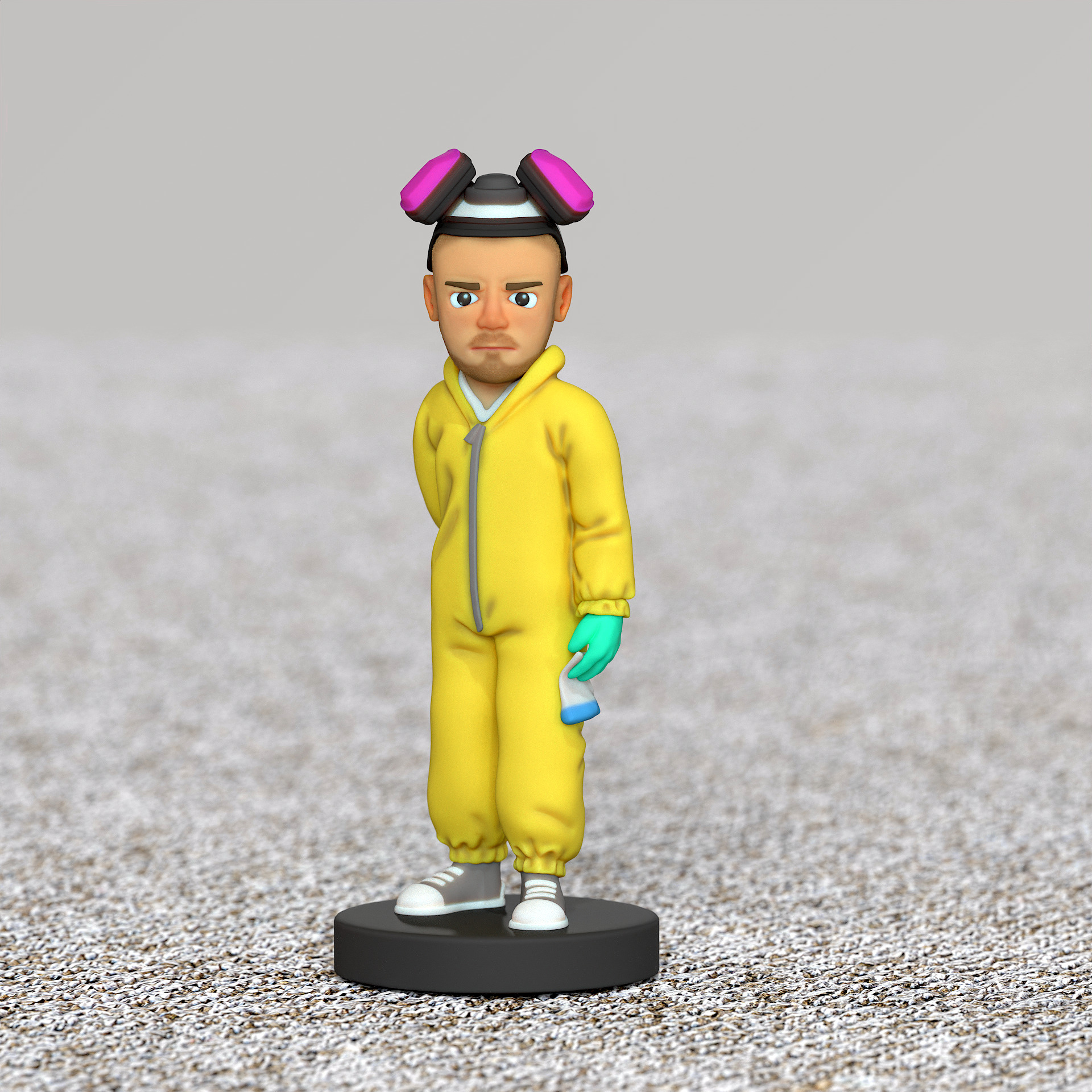 Breaking Bad 8 characters pack for 3D print stl model figurine 3D print model_5
