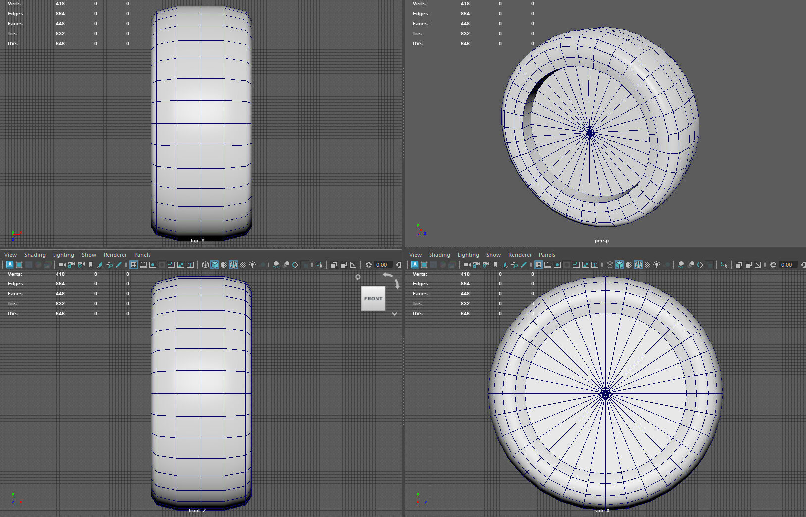High-Performance Car Wheel Assembly Low-poly 3D model_12