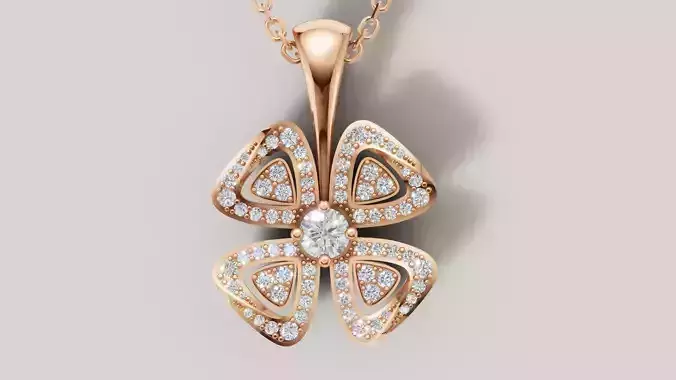 Flower Fiorever Pendant 3d print model C 71