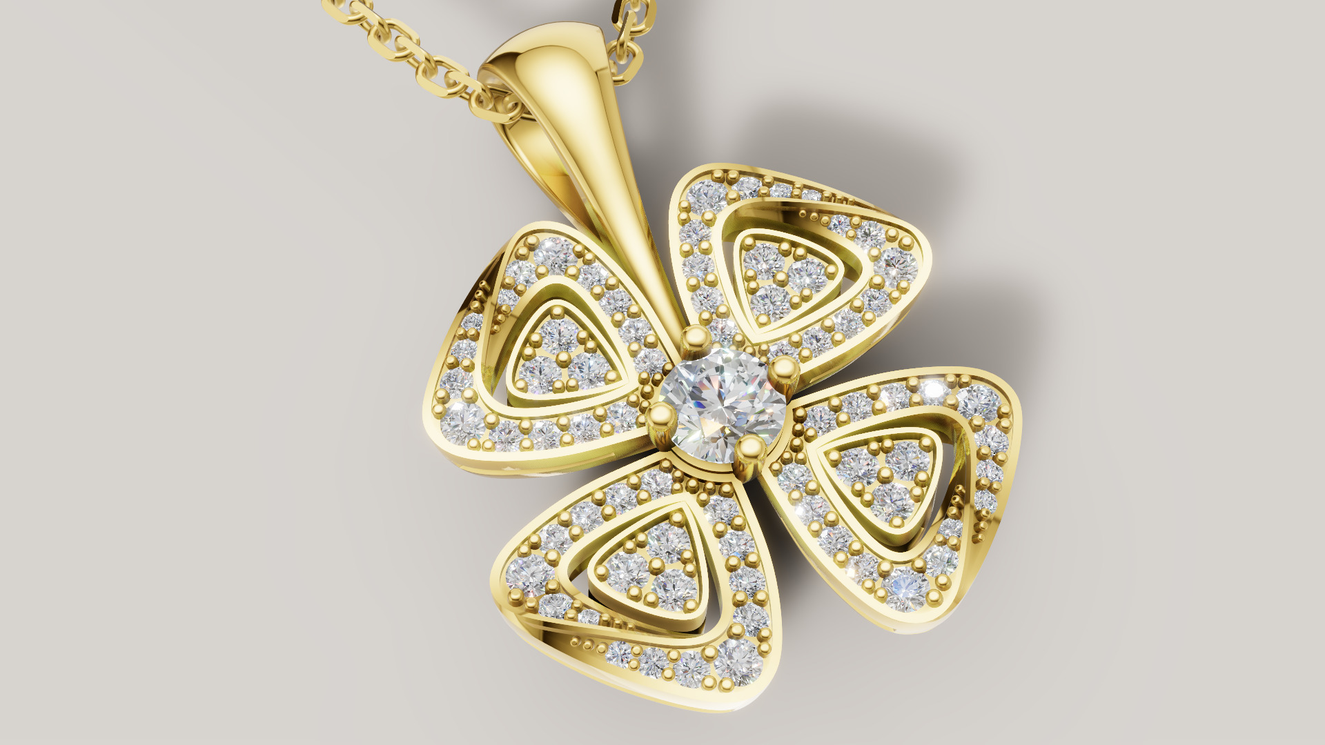 Flower Fiorever Pendant 3d print model C 71 3D print model_17