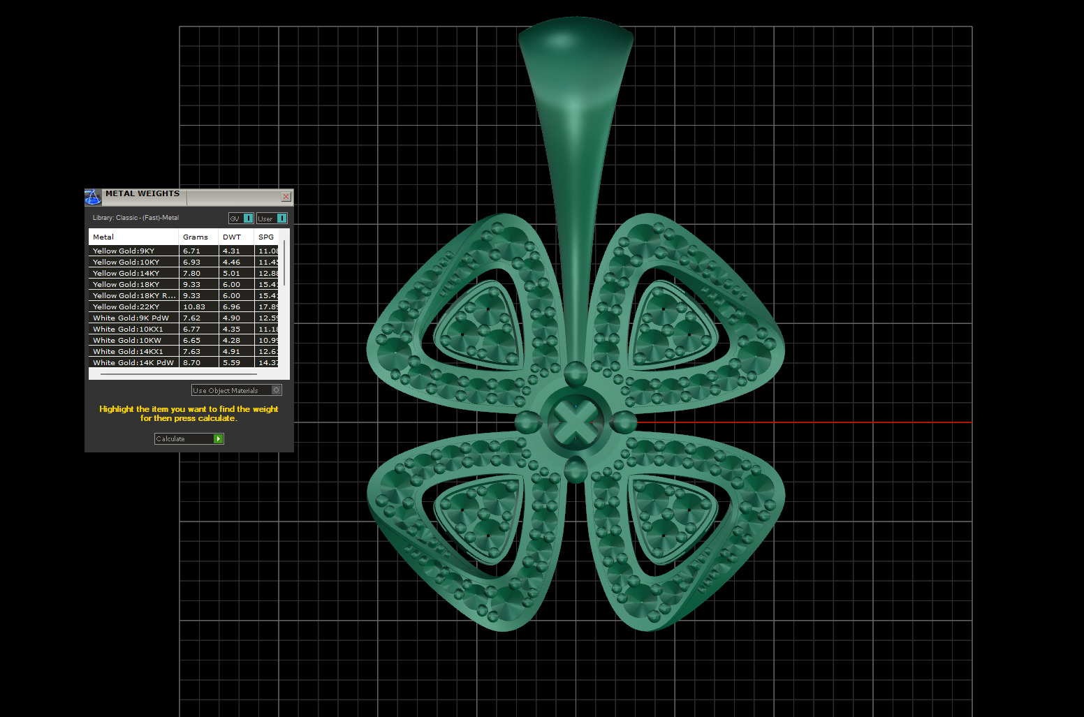 Flower Fiorever Pendant 3d print model C 71 3D print model_26