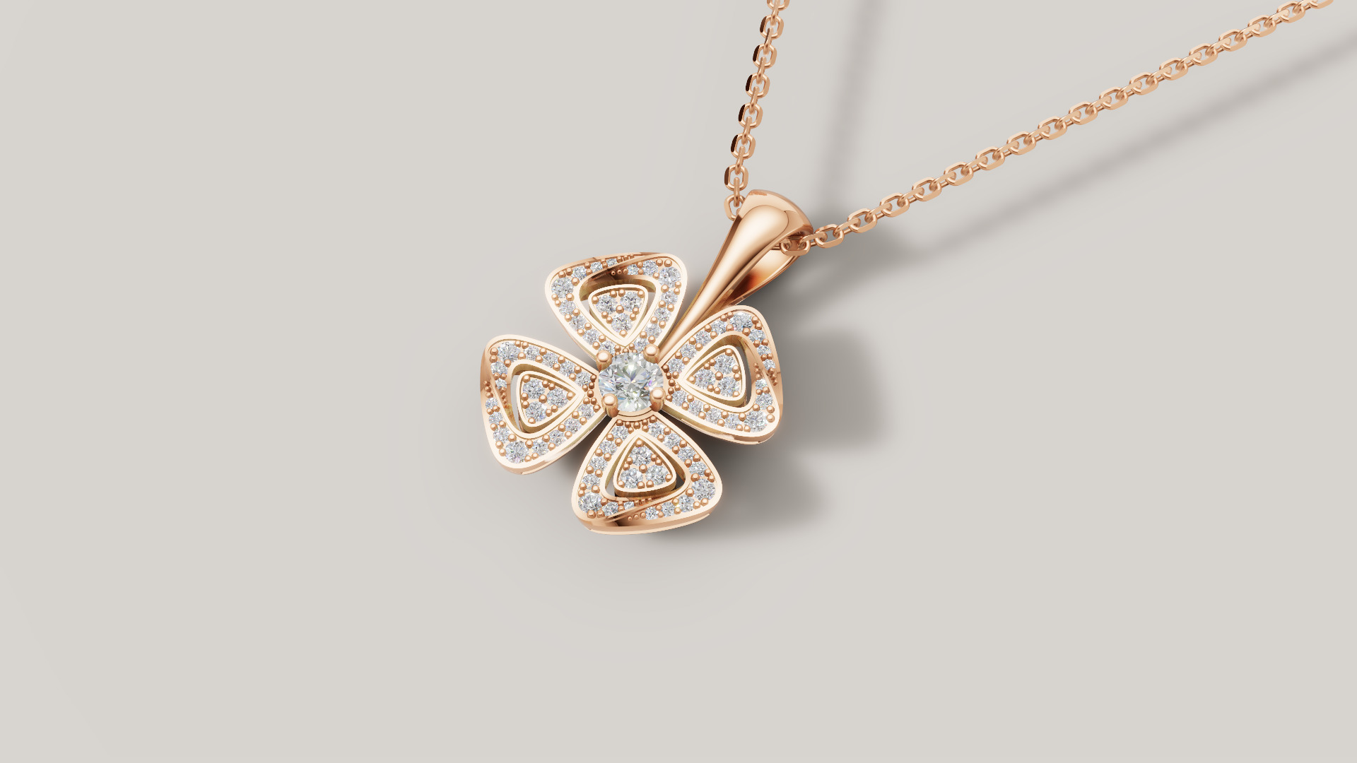 Flower Fiorever Pendant 3d print model C 71 3D print model_3