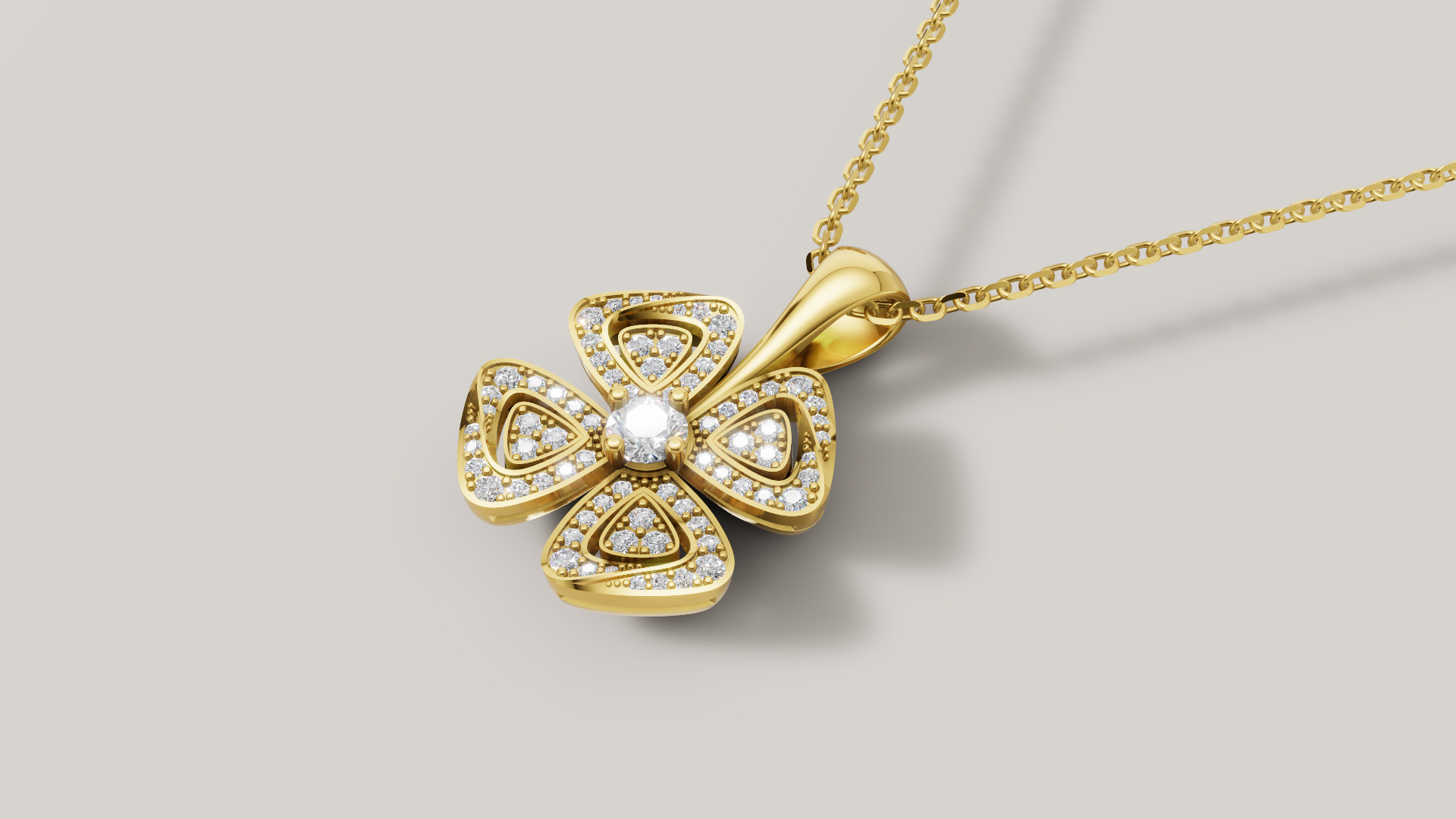 Flower Fiorever Pendant 3d print model C 71 3D print model_13