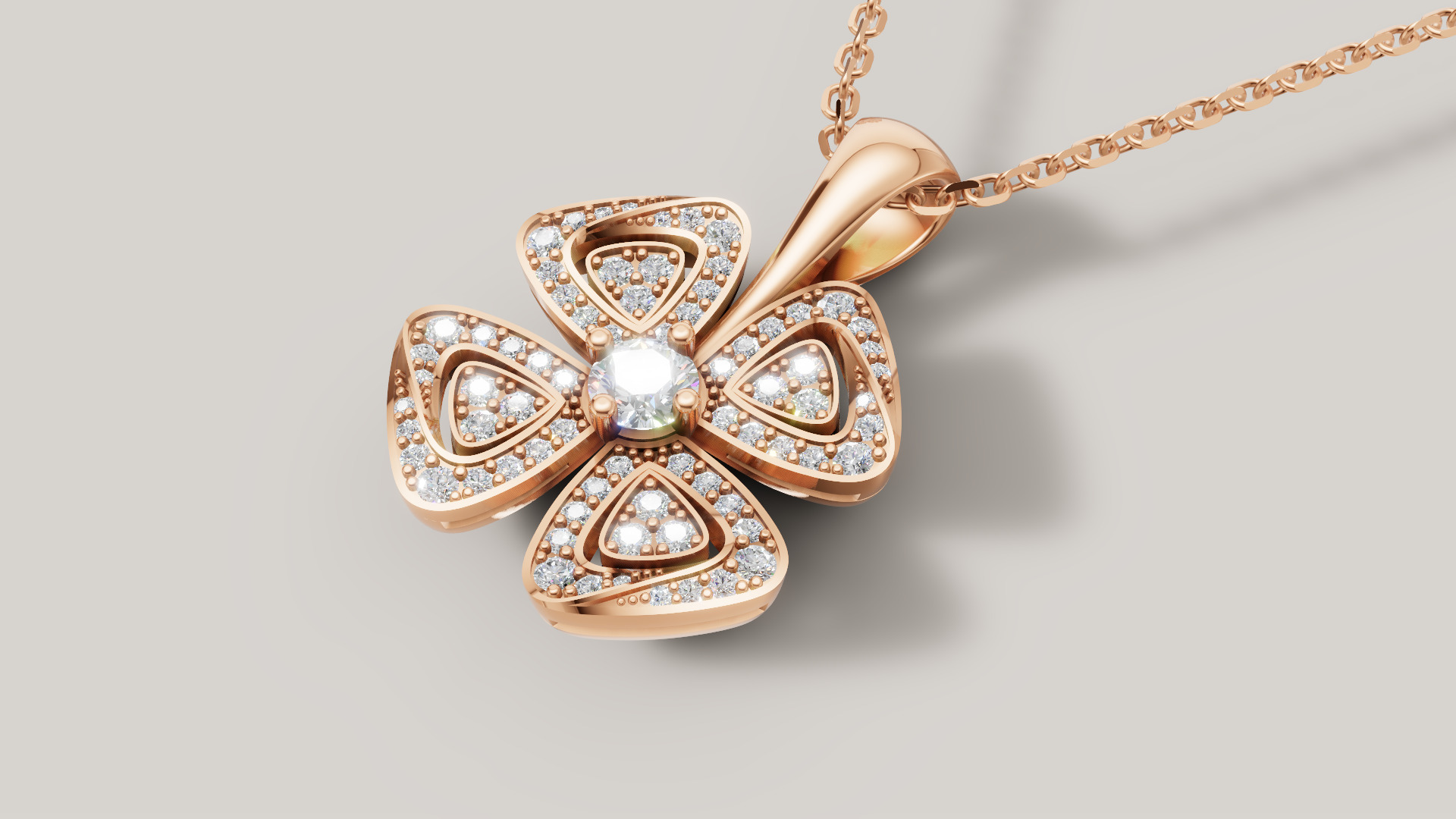 Flower Fiorever Pendant 3d print model C 71 3D print model_2