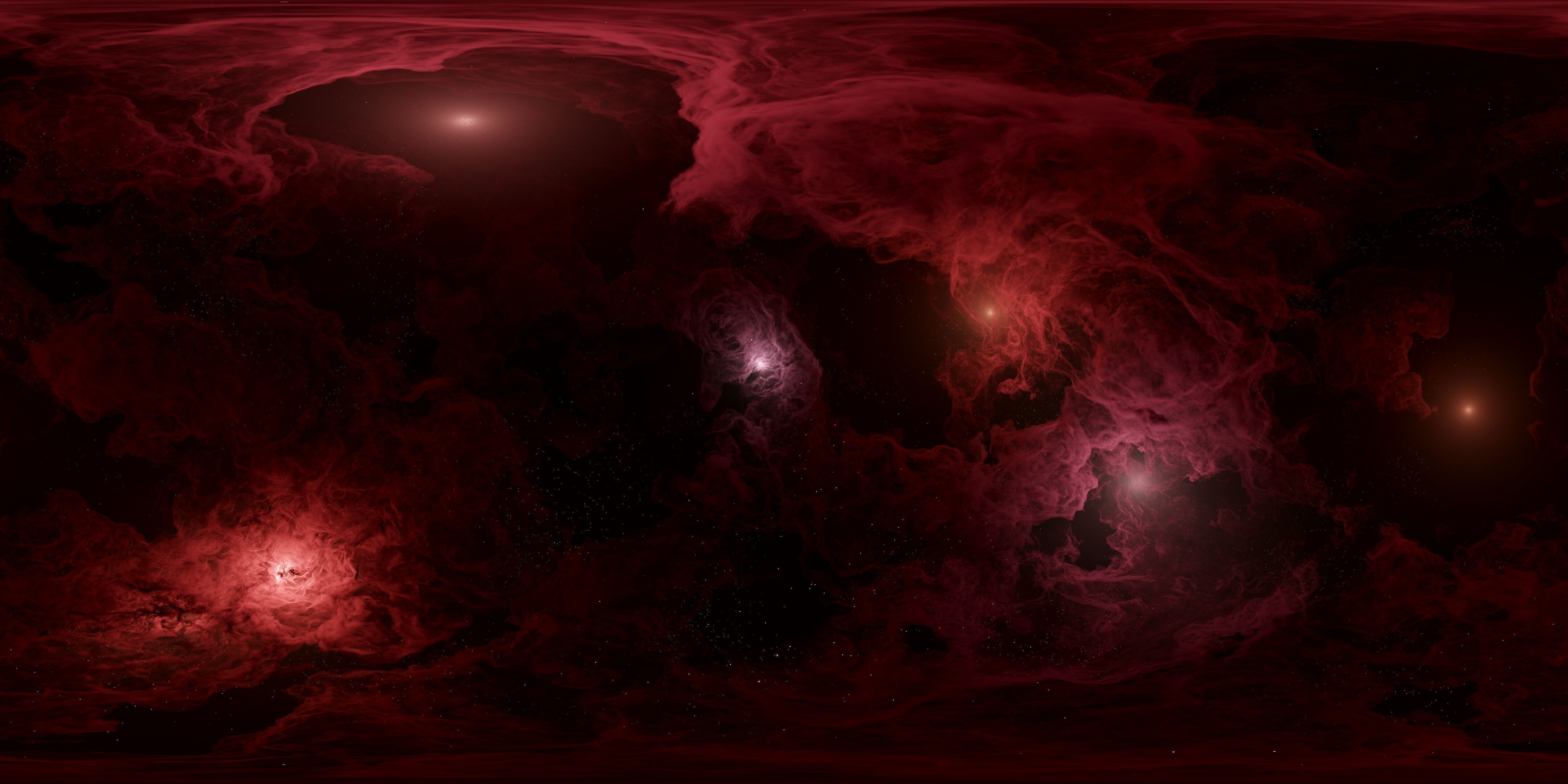 Bloodveil Nebulae 3 pack 8k 360 degrees 3D model_2