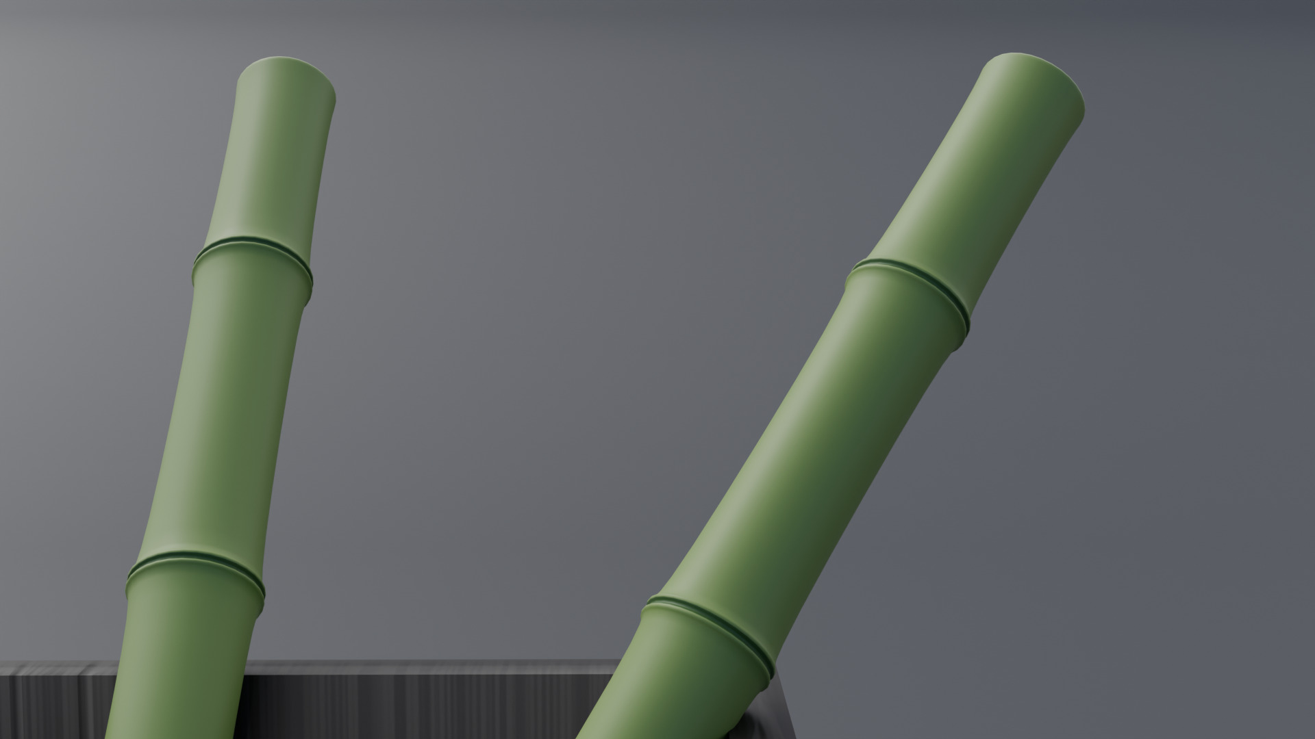 bamboo Low-poly 3D model_2