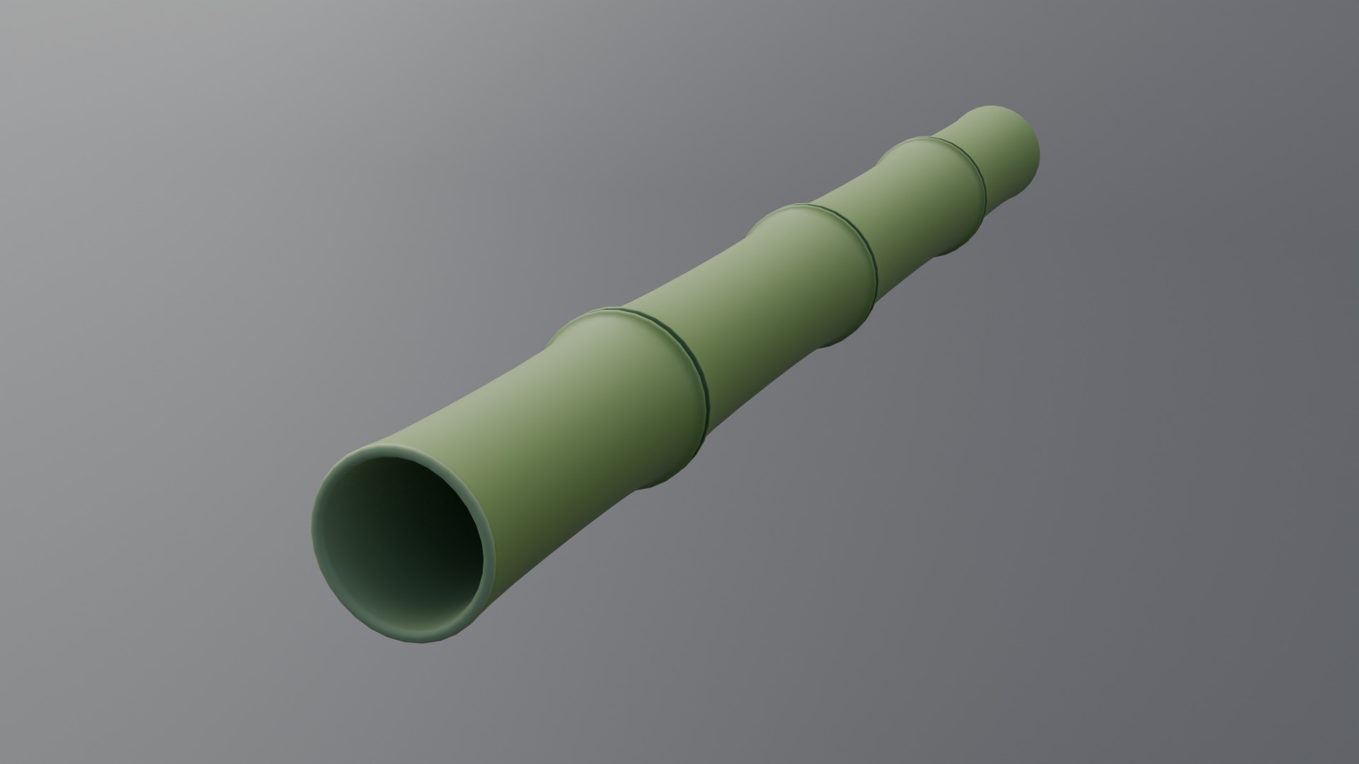 bamboo Low-poly 3D model_3