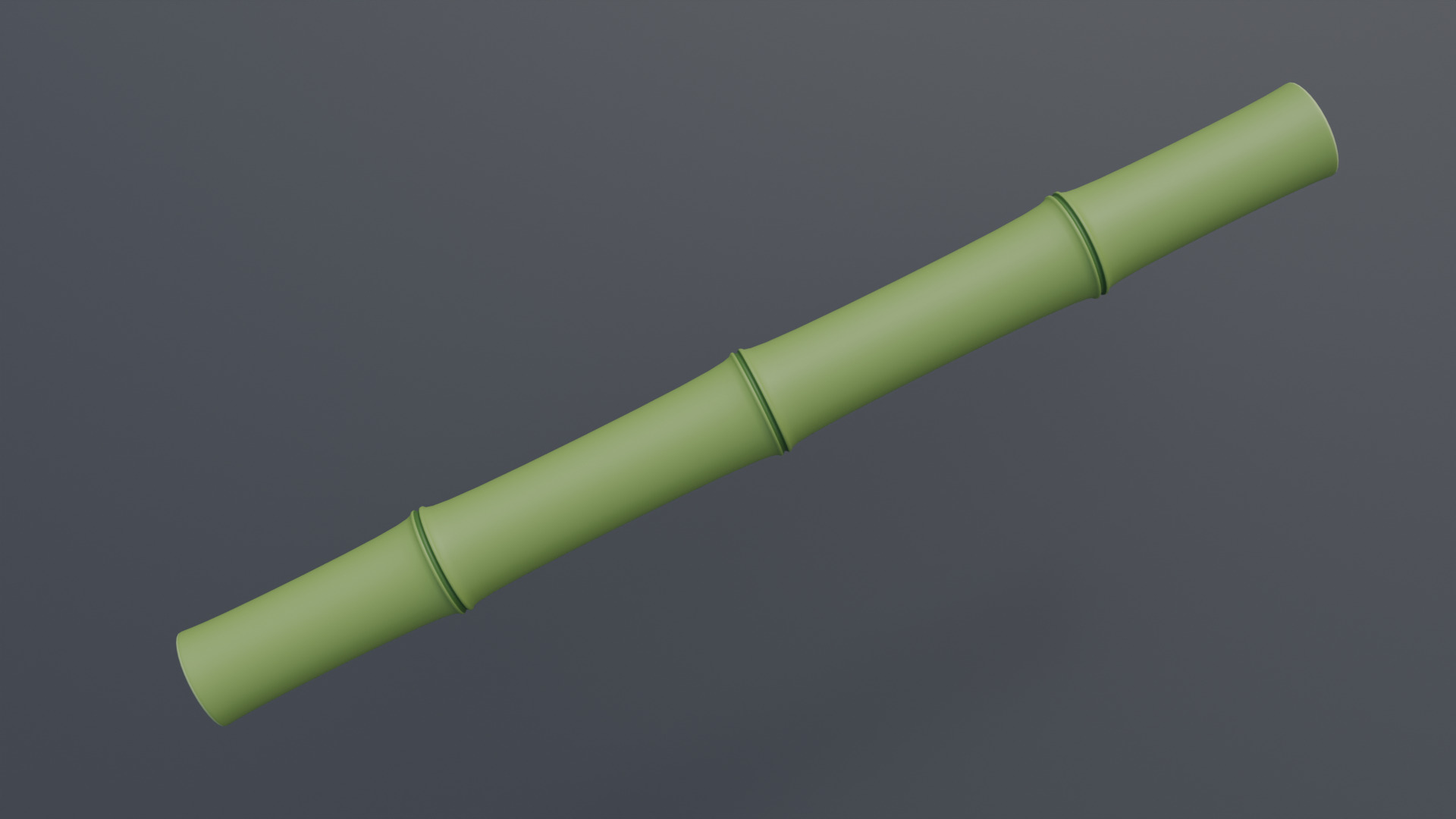 bamboo Low-poly 3D model_4