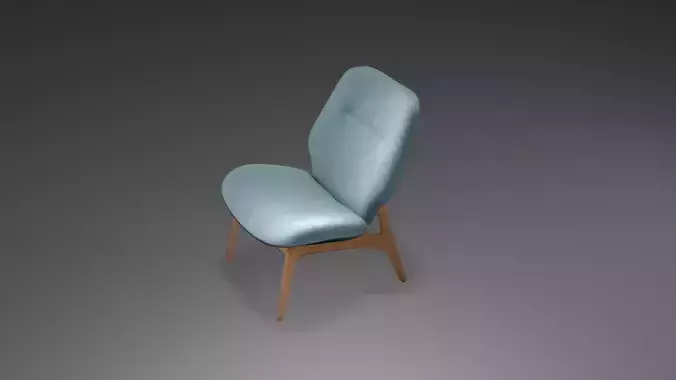 Modern Scandinavian Lounge Chair