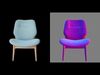 Modern Scandinavian Lounge Chair 3D model_1