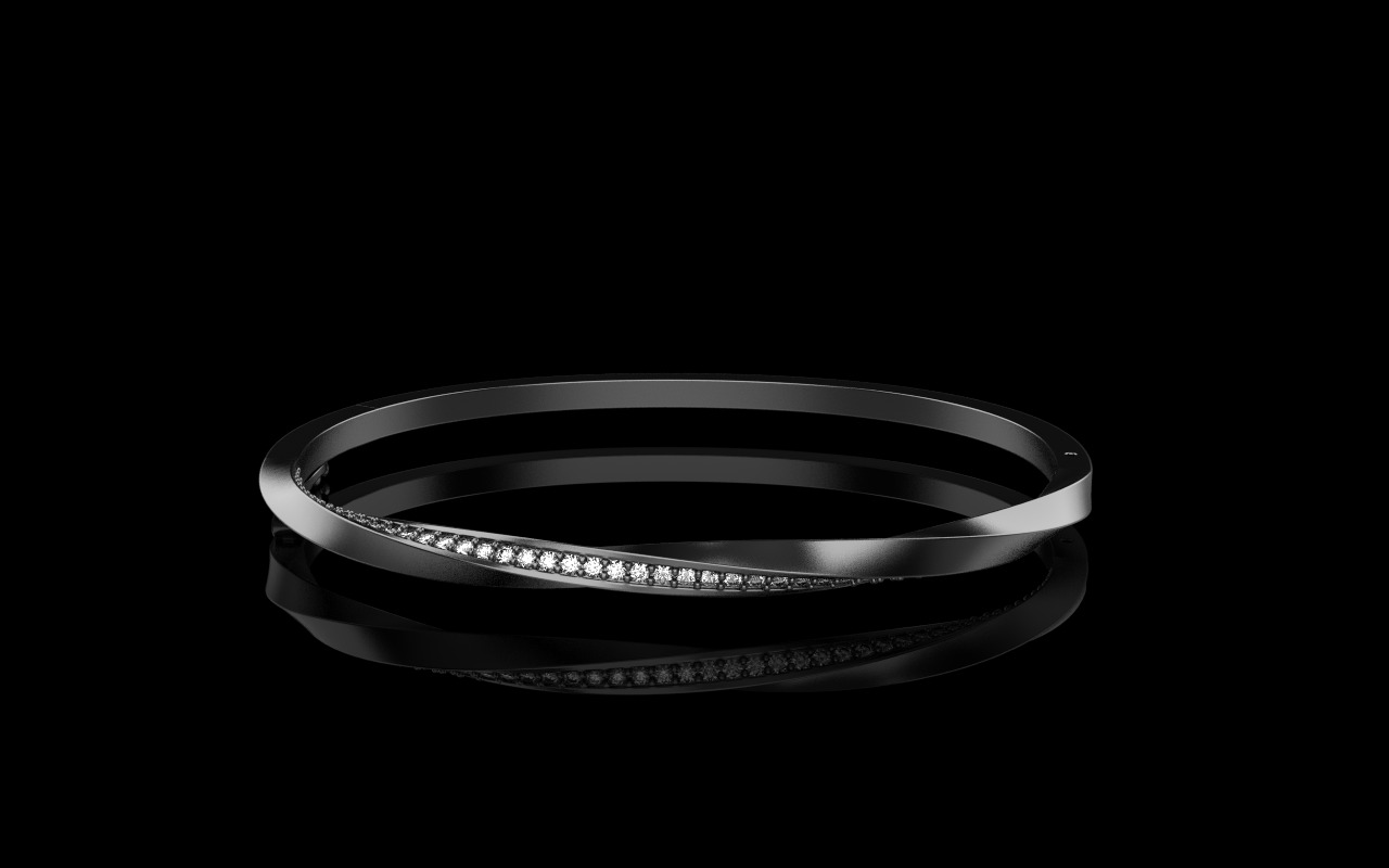 Twisted bracelet model 1317 3D print model_16