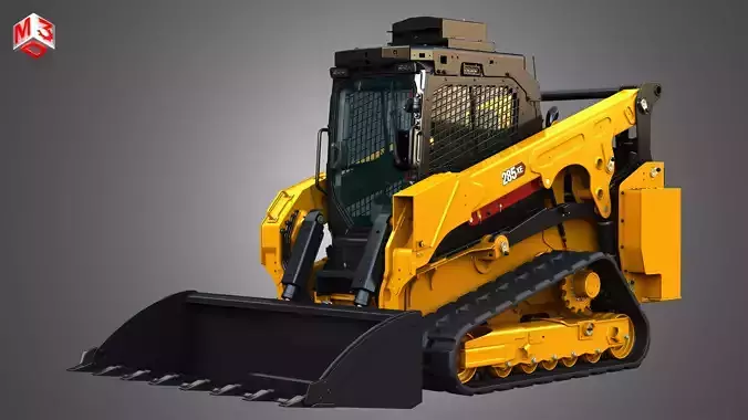 285XE Compact Track Loader - Bucket 3D model