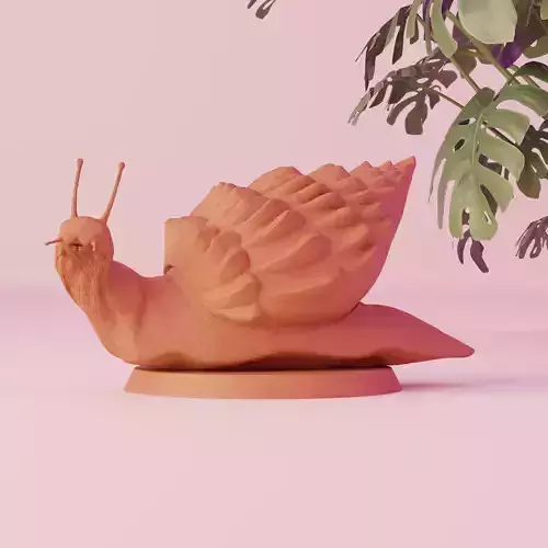  3D Printable Achatina Giant Snail Miniature 3D print model