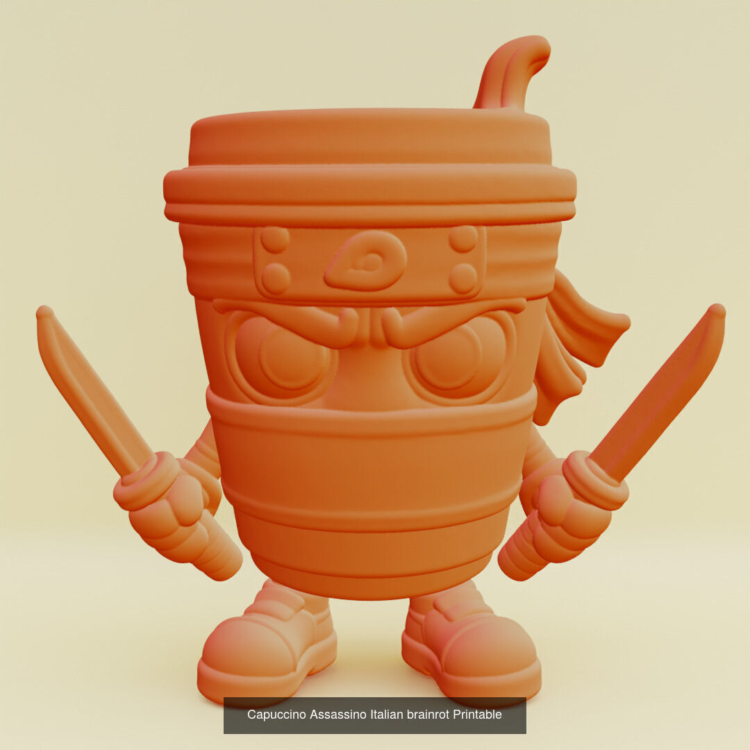 Italian brainrot Characters Printable 3D Model Collection_5