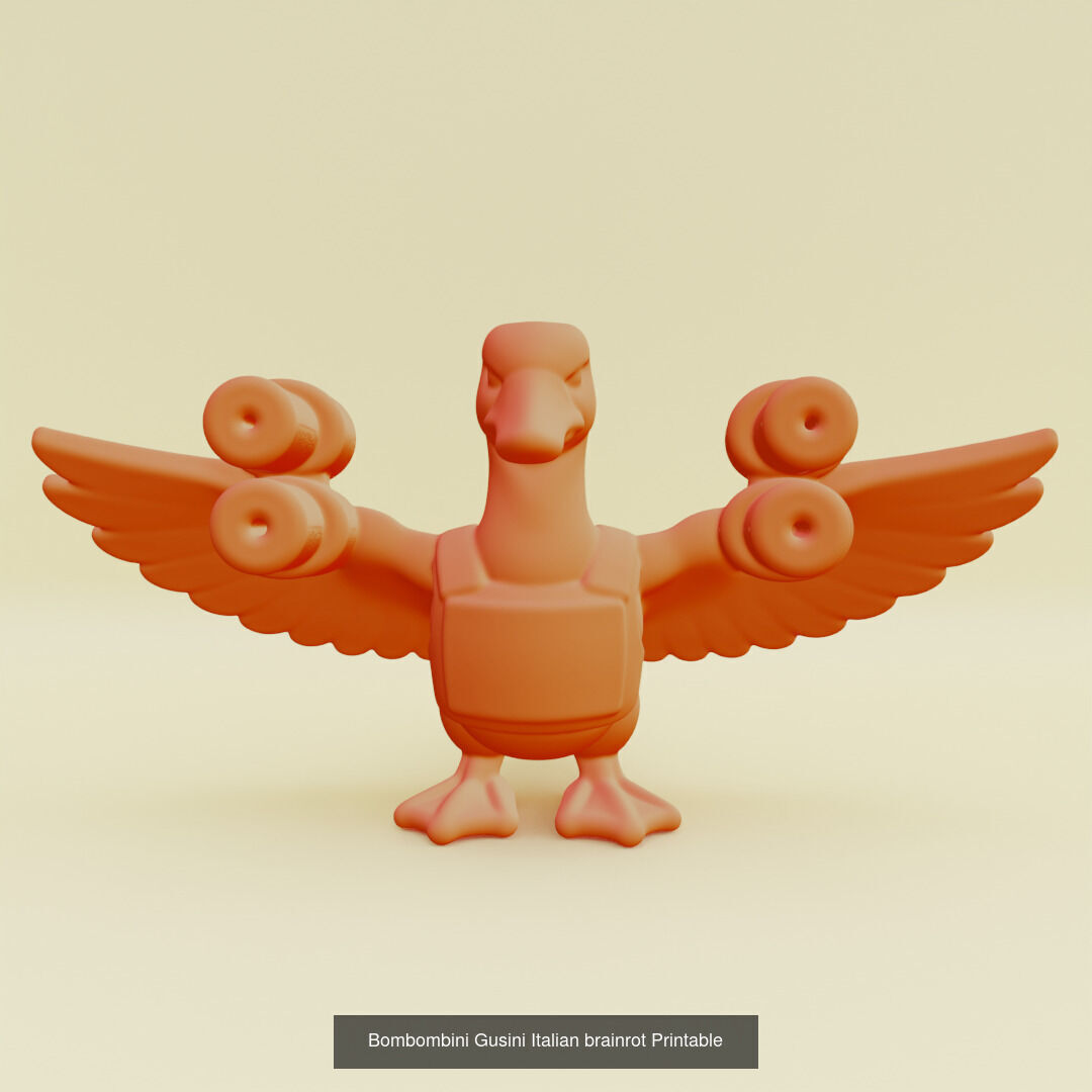 Italian brainrot Characters Printable 3D Model Collection_8