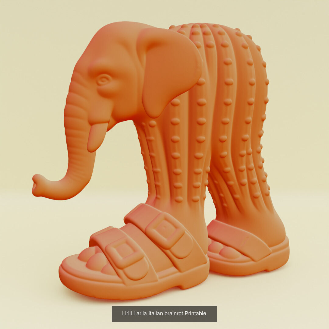 Italian brainrot Characters Printable 3D Model Collection_6