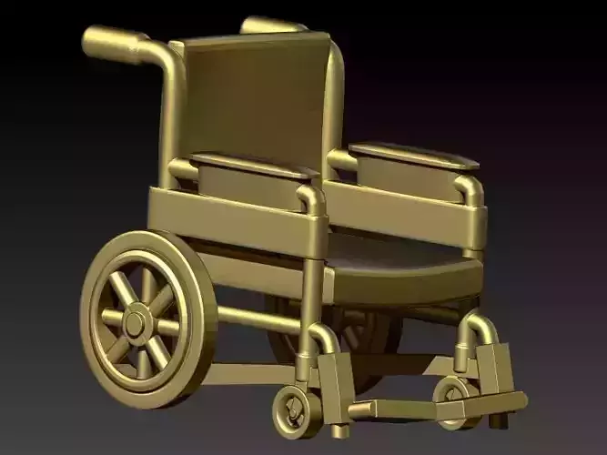 Wheel Chair Pendant Charm Bracelet Jewelry