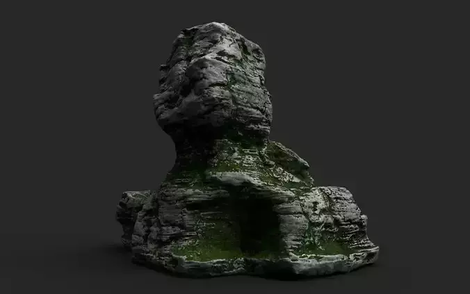 Mossy Cliff Rock 23-7