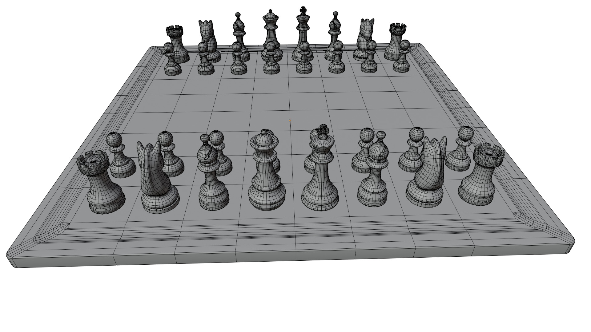 Chess Set 3D model_10