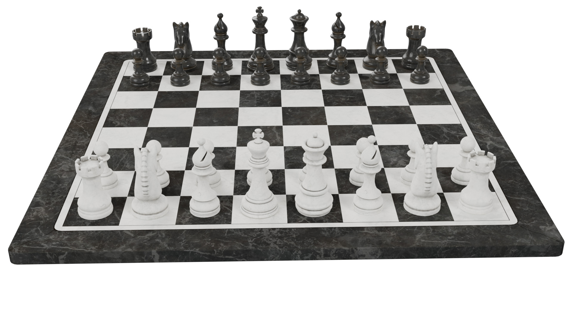 Chess Set 3D model_5