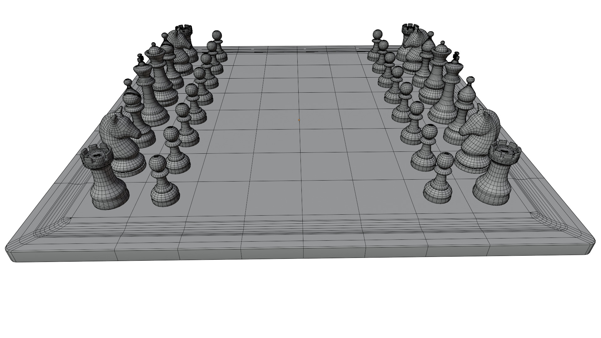 Chess Set 3D model_12