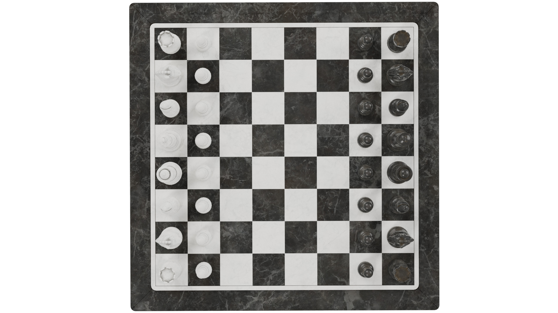 Chess Set 3D model_8