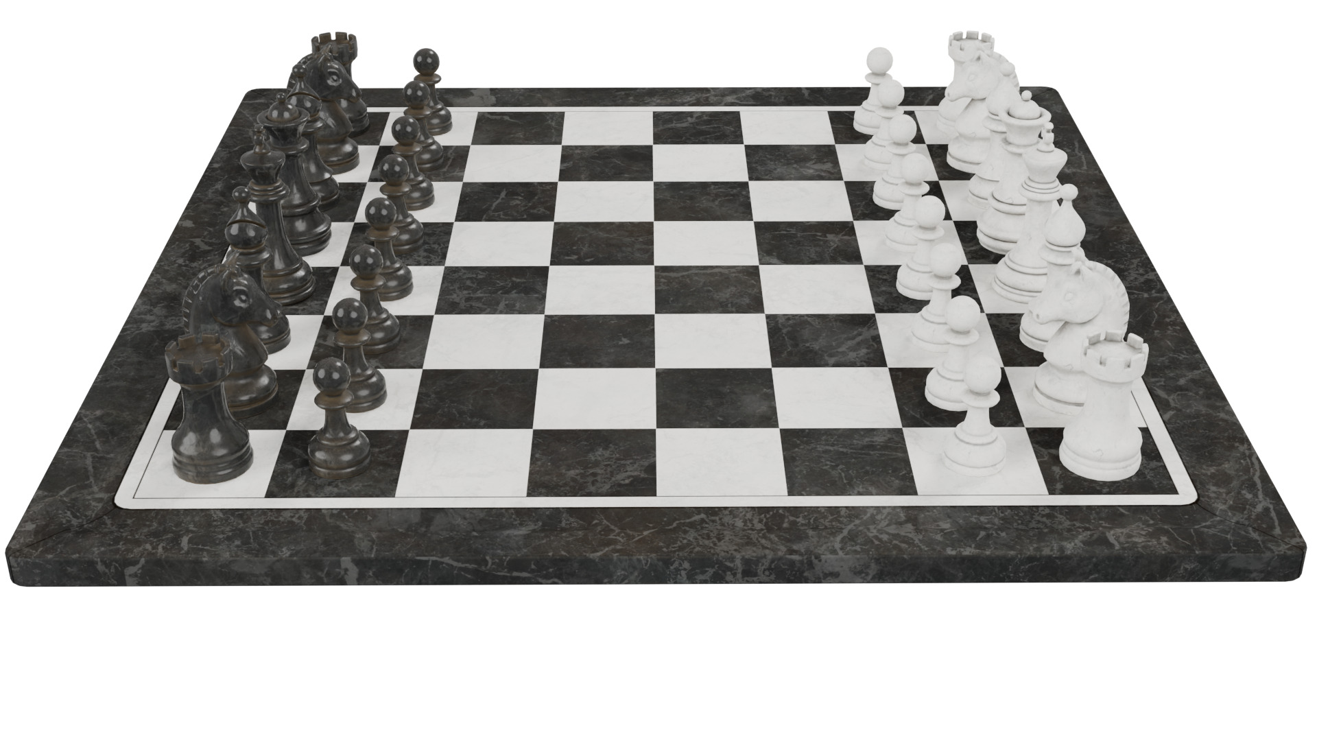 Chess Set 3D model_3