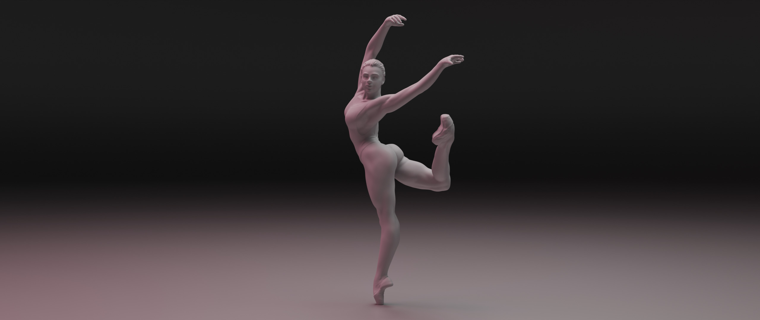 3D Ballet Dancer 3D print model_4