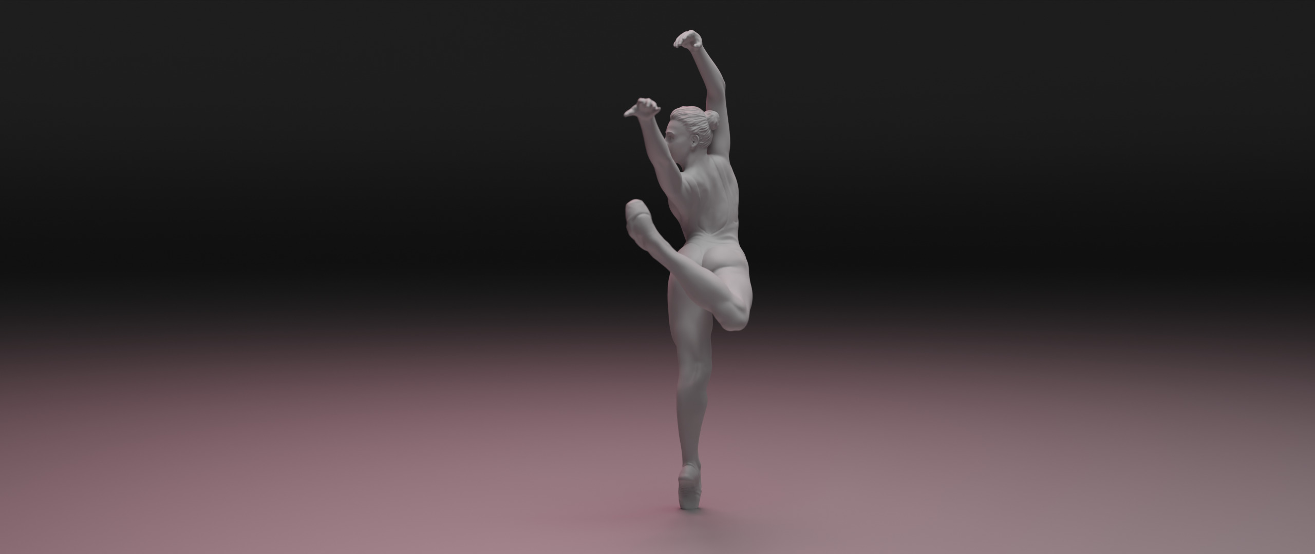 3D Ballet Dancer 3D print model_2