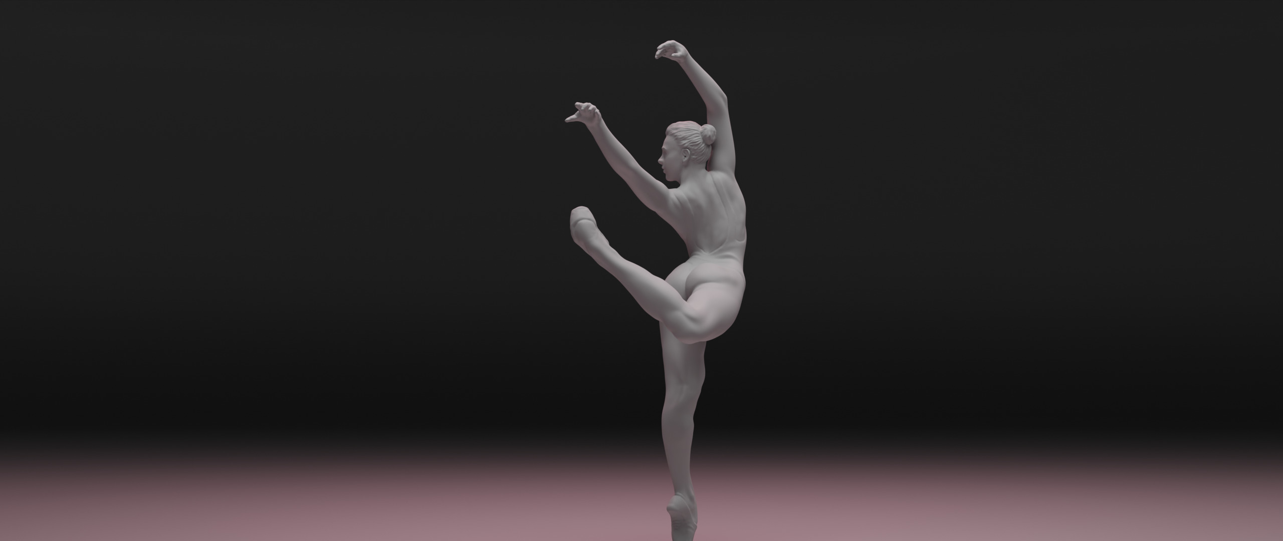 3D Ballet Dancer 3D print model_13