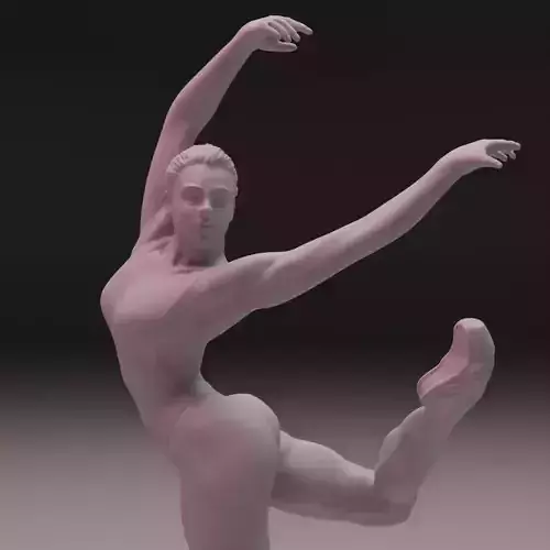 3D Ballet Dancer 3D print model