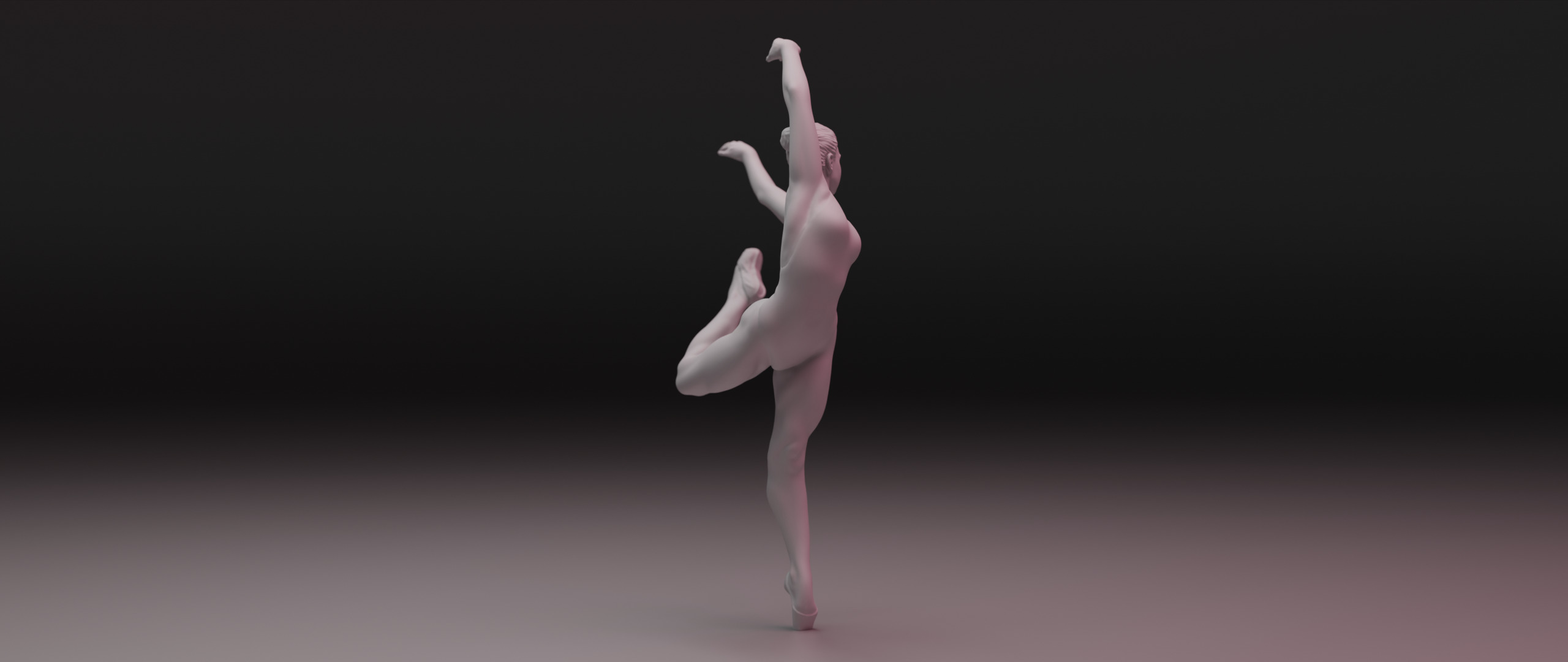 3D Ballet Dancer 3D print model_8