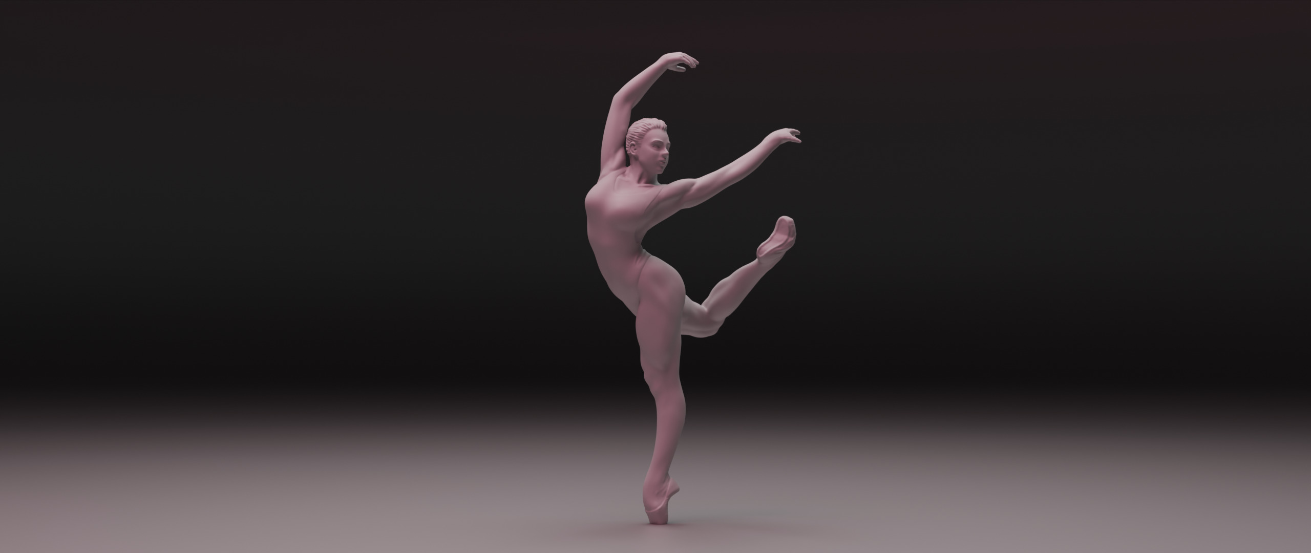 3D Ballet Dancer 3D print model_21