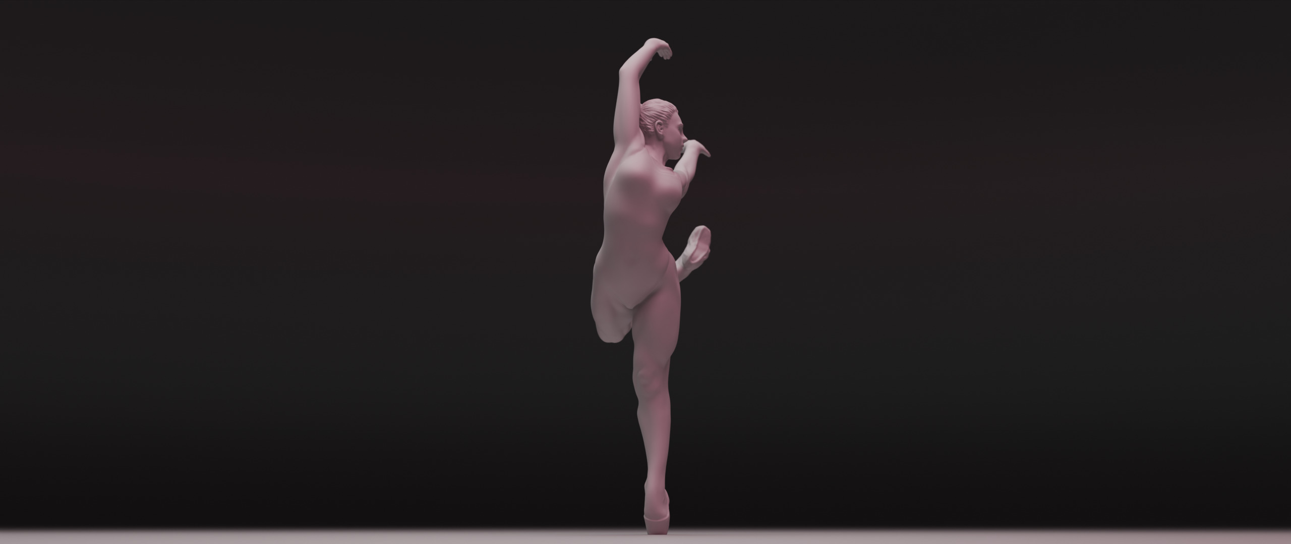 3D Ballet Dancer 3D print model_15