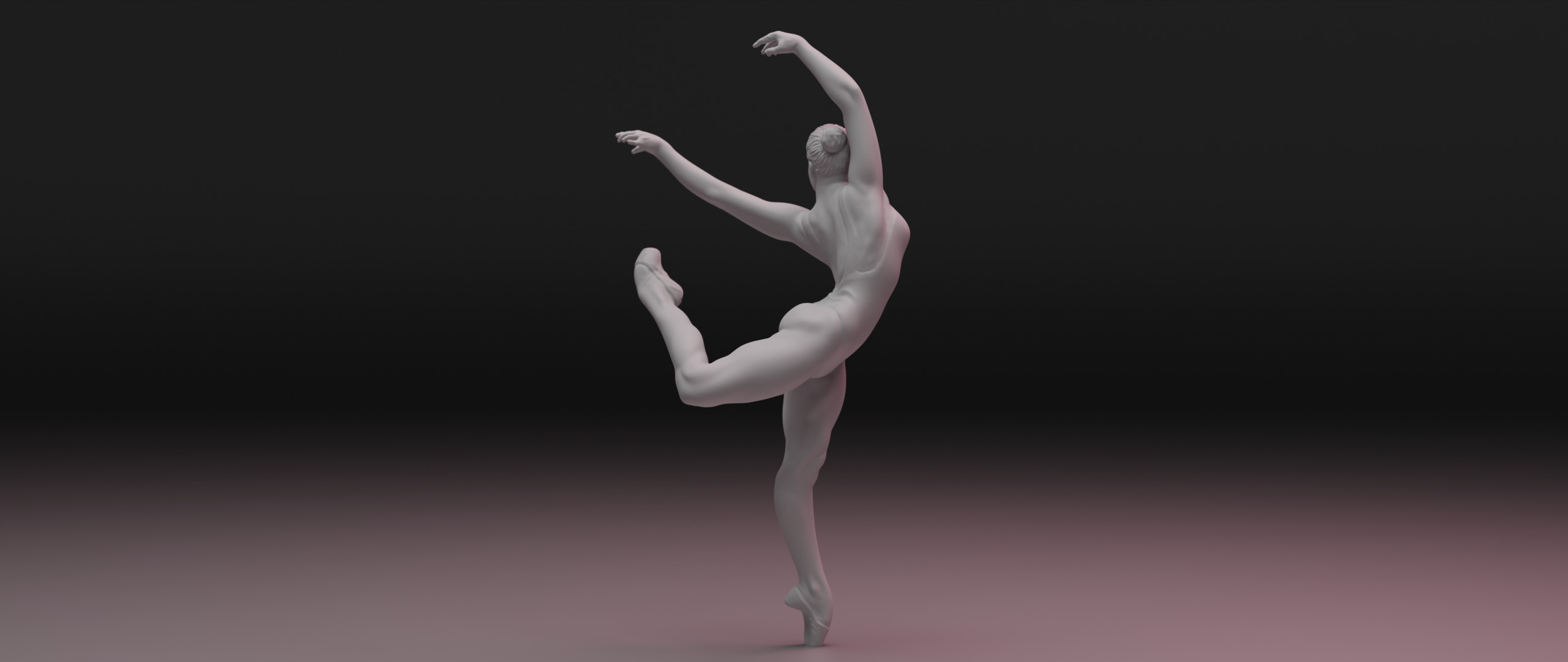 3D Ballet Dancer 3D print model_23
