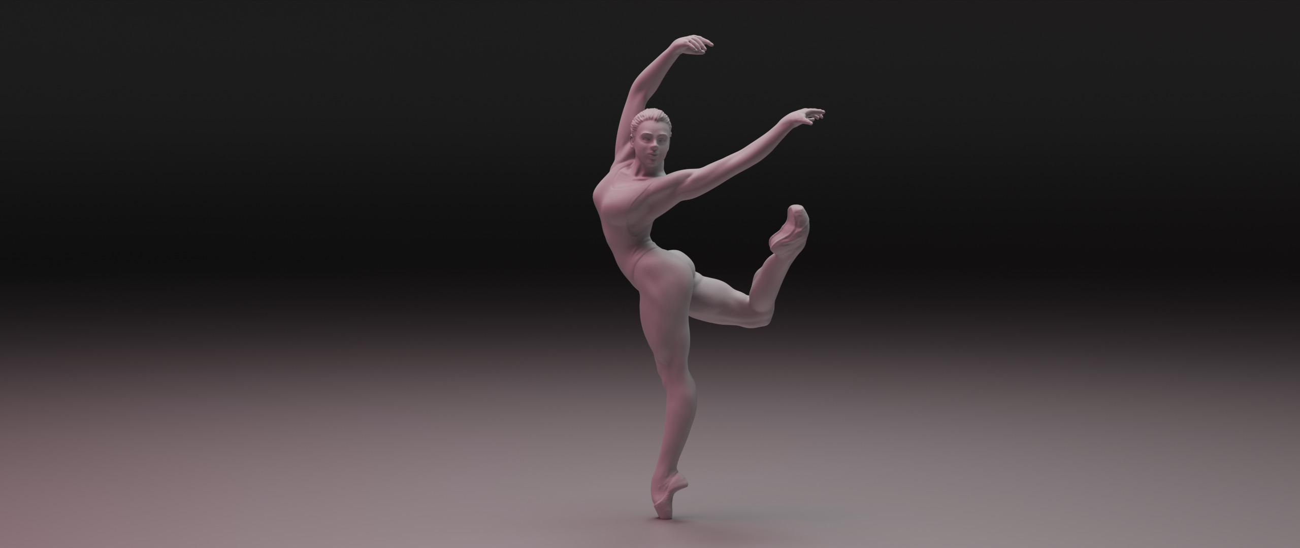 3D Ballet Dancer 3D print model_11