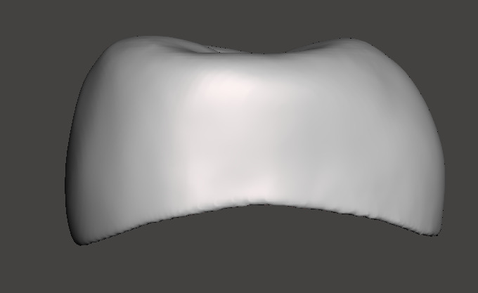 Dental Pediatric readymade crowns milling With Cuspid Set 3D print model_7