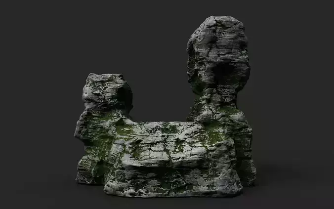 Mossy Cliff Rock 23-9