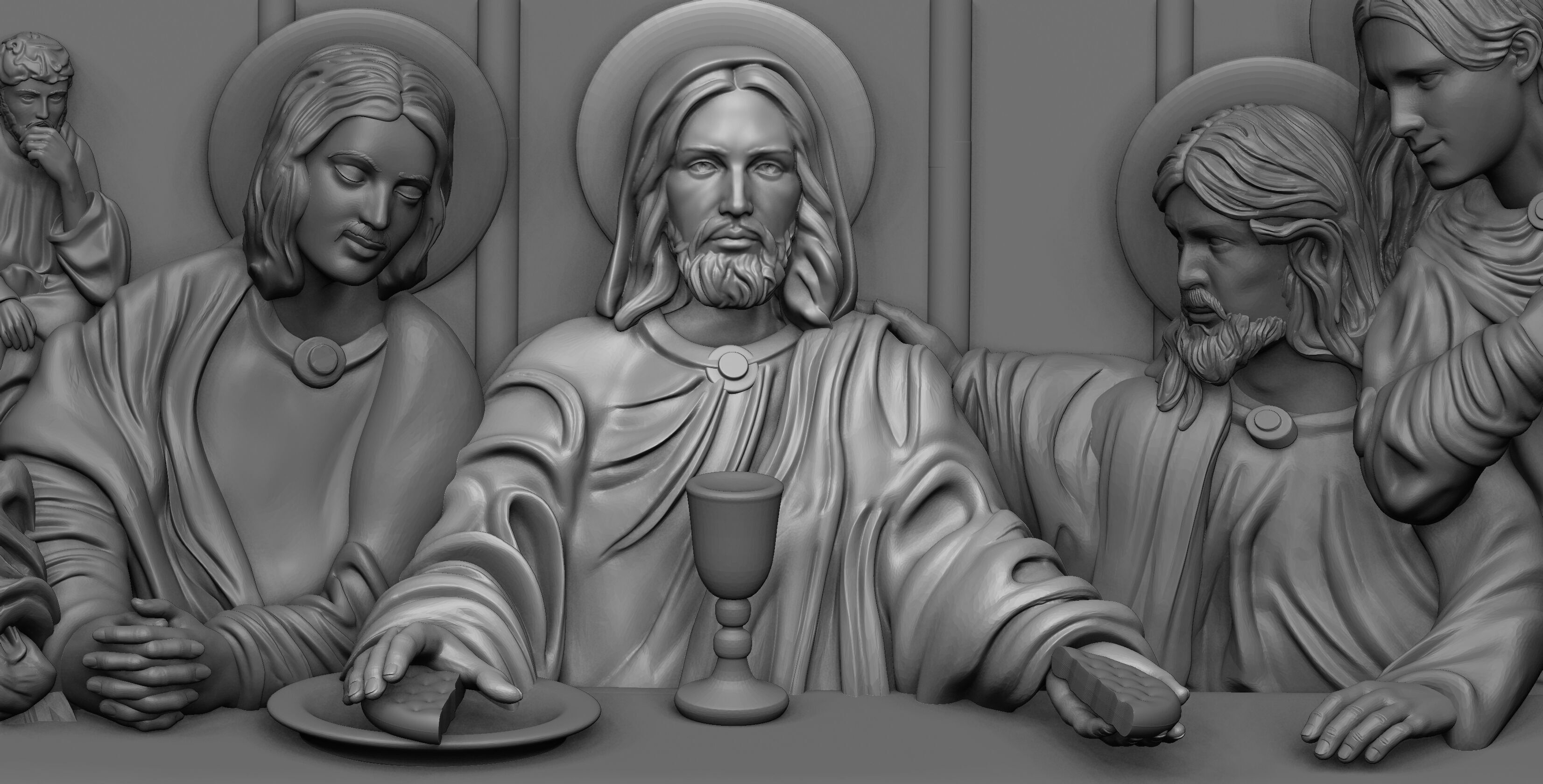 The Lord Supper not the Last Supper design or the Ester 3D print model_3