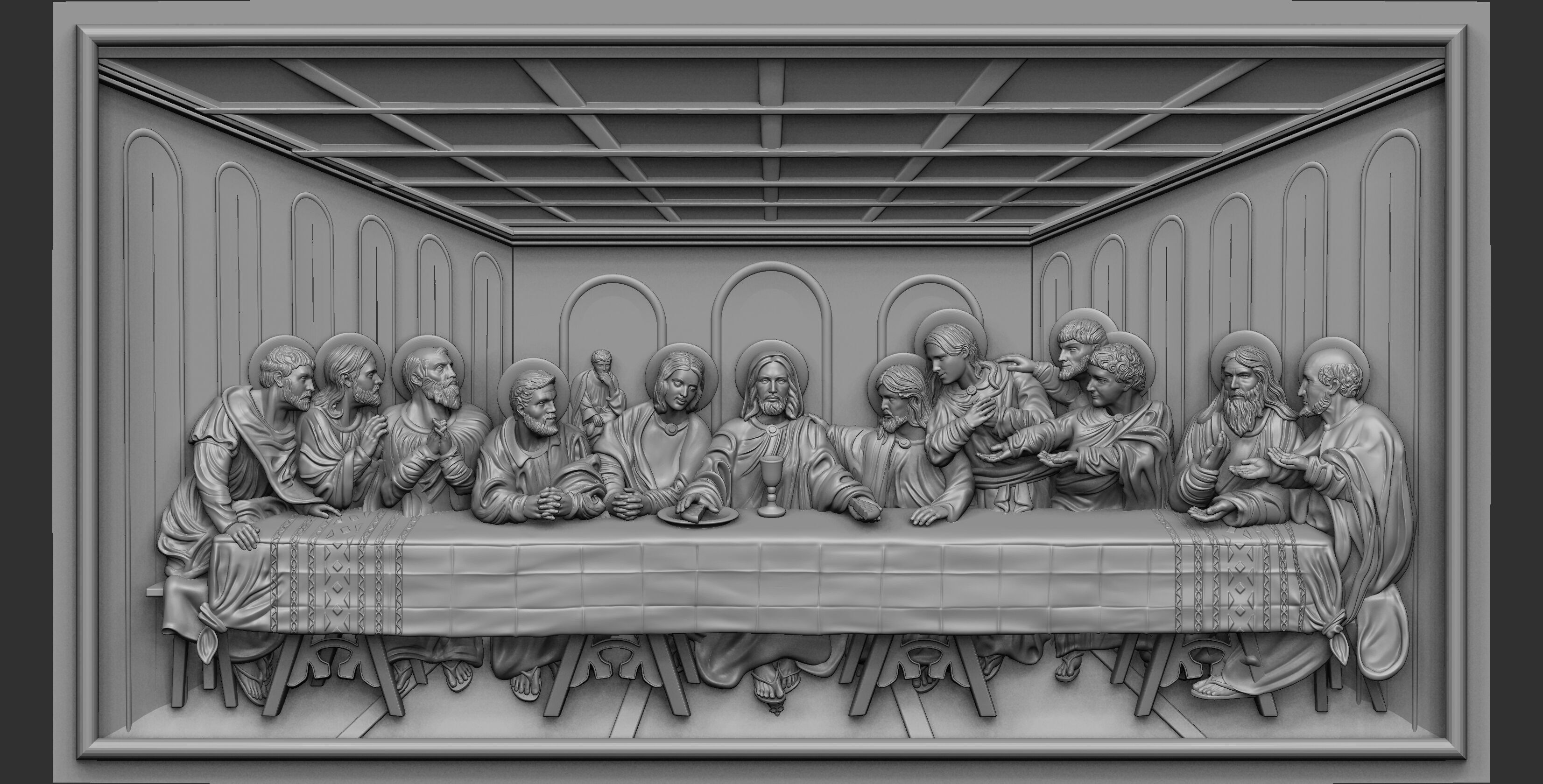 The Lord Supper not the Last Supper design or the Ester 3D print model_11