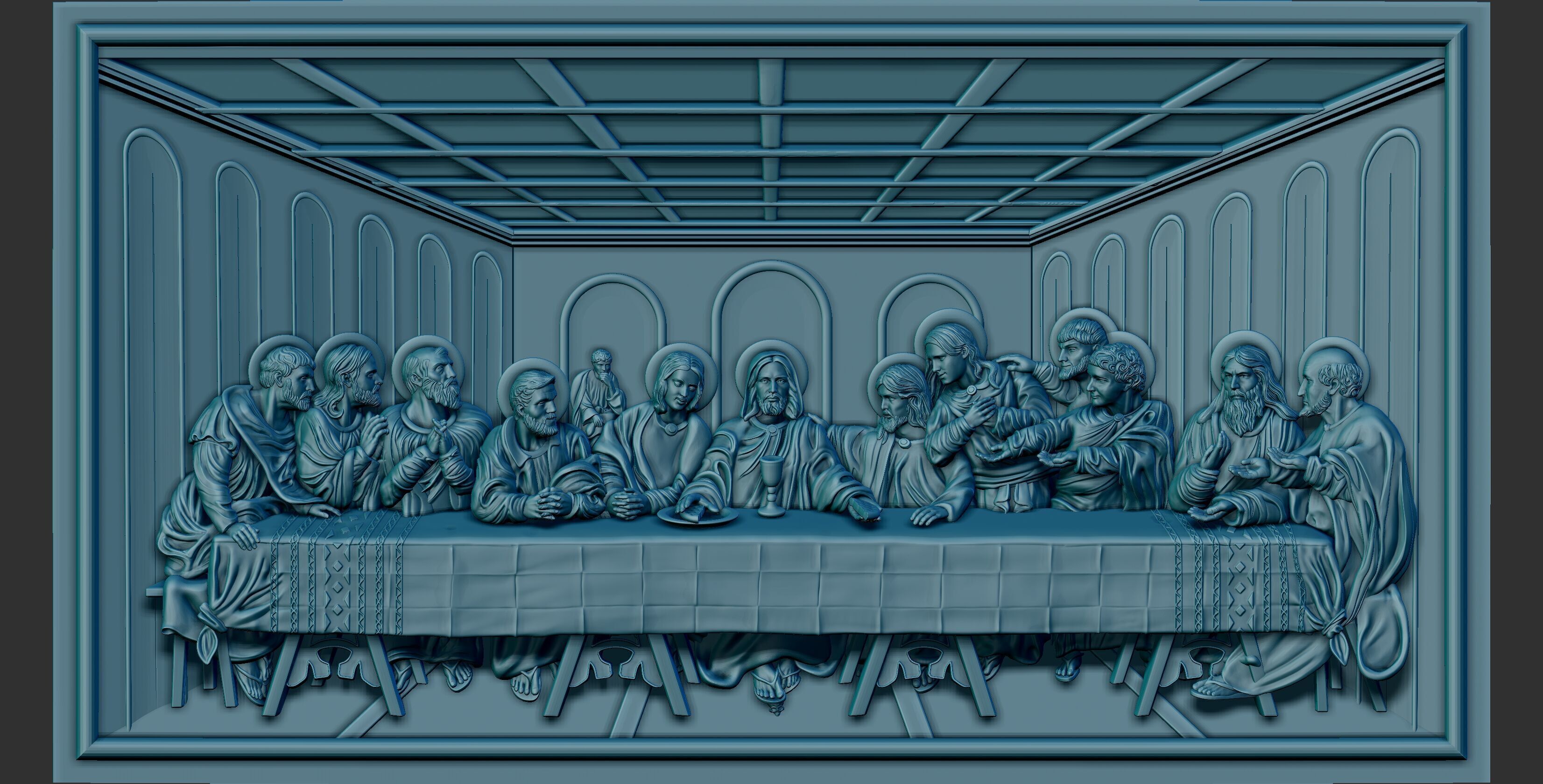 The Lord Supper not the Last Supper design or the Ester 3D print model_35