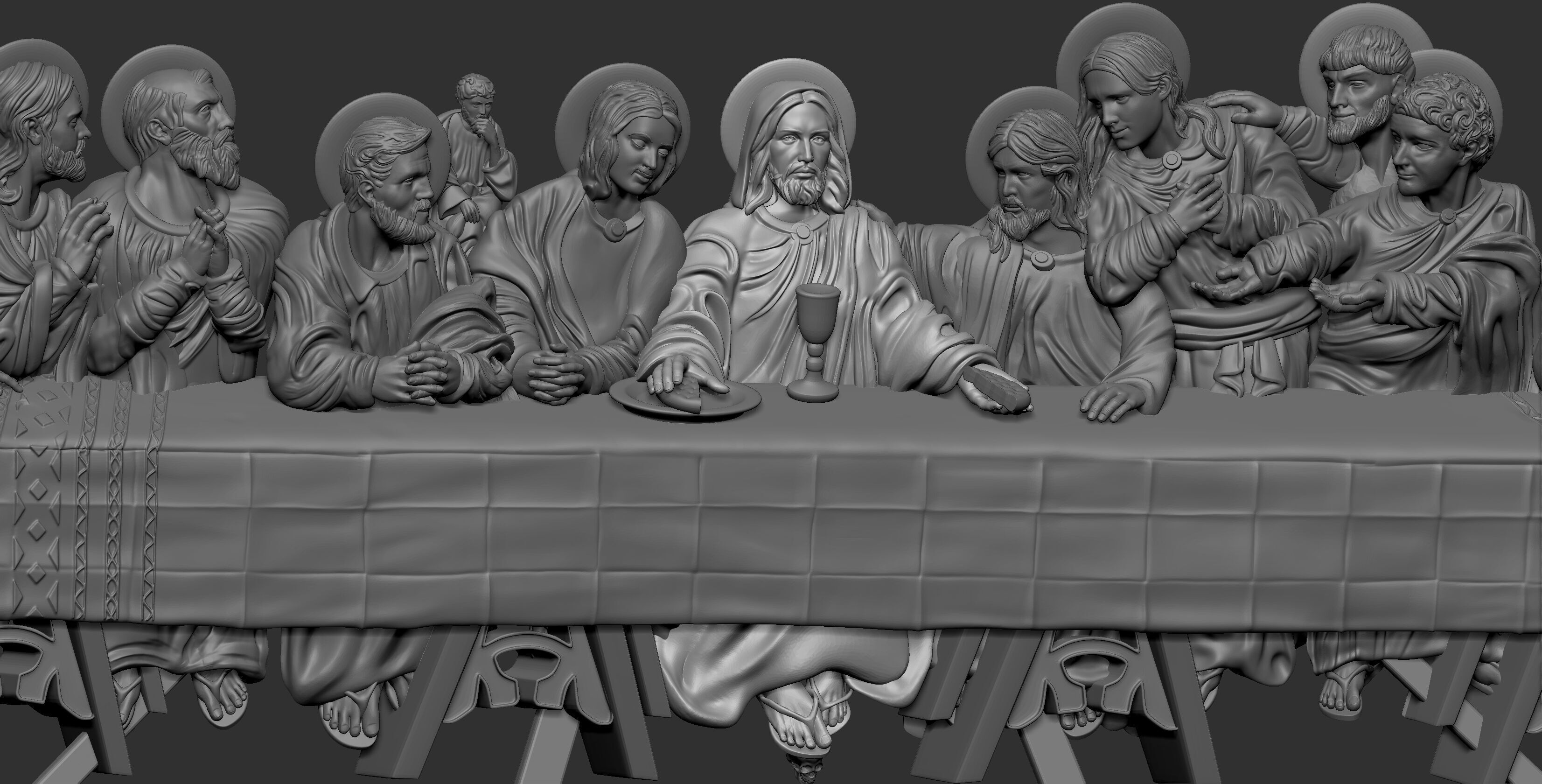 The Lord Supper not the Last Supper design or the Ester 3D print model_16