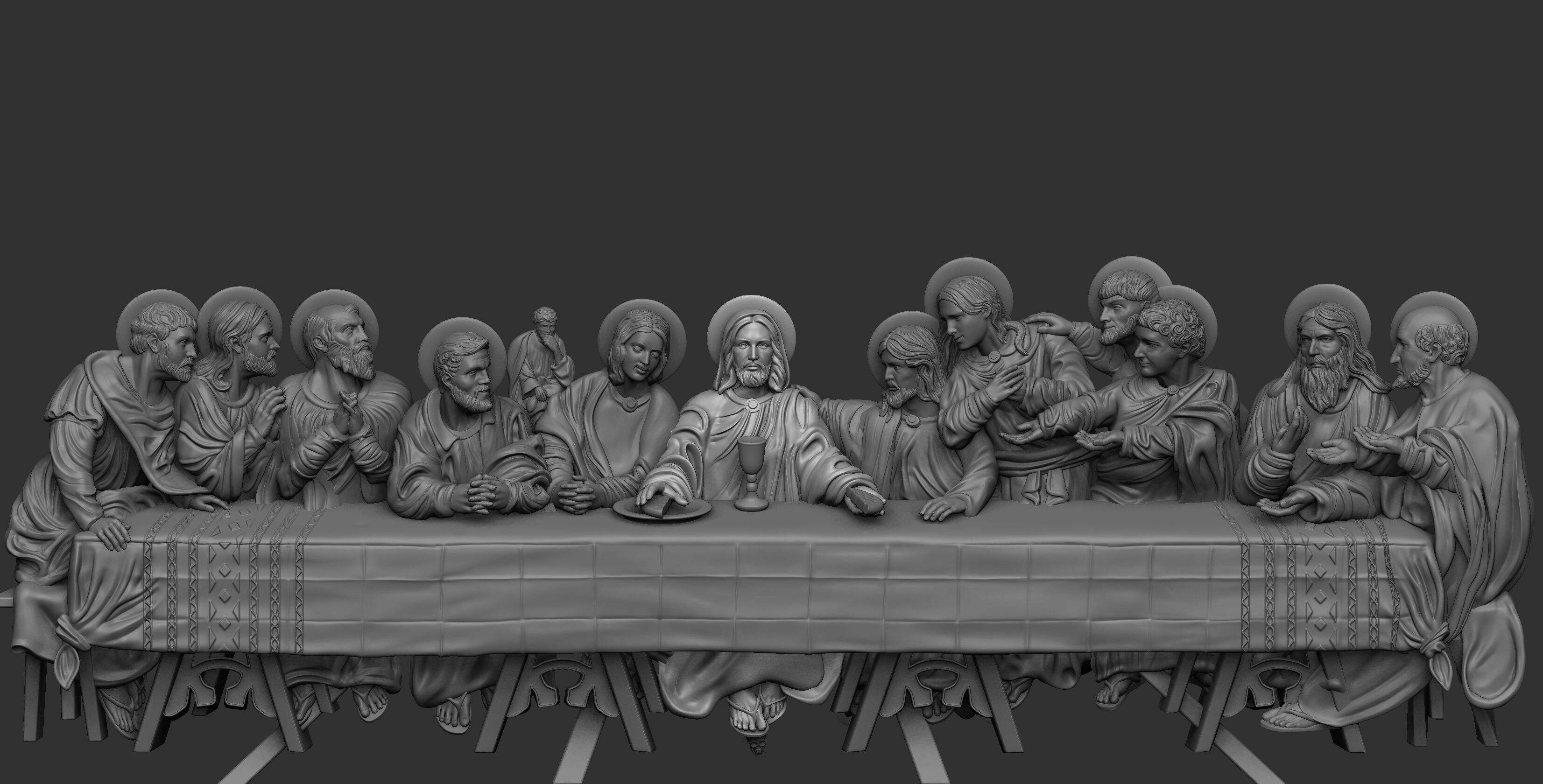 The Lord Supper not the Last Supper design or the Ester 3D print model_9