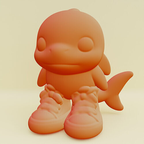 Baby Tralalero Tralala Boy Italian brainrot Printable 3D print model